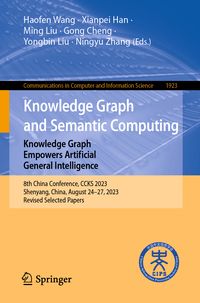 Produktbild: Knowledge Graph and Semantic Computing: Knowledge Graph Empowers Artificial General Intelligence