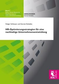 Produktbild: HR-Optimierungsstrategien f&uuml;r eine nachhaltige Unternehmensentwicklung