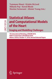 Produktbild: Statistical Atlases and Computational Models of the Heart. Imaging and Modelling Challenges