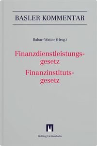 Produktbild: Finanzdienstleistungsgesetz/Finanzinstitutsgesetz