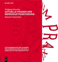 Produktbild: Aktuelle Fragen der Reproduktionstheorie