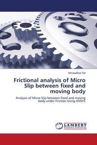 Produktbild: Frictional analysis of Micro Slip between fixed and moving body
