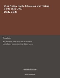 Produktbild: Ohio Notary Public Education and Testing Guide 2026-2027