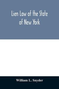Produktbild: Lien Law of the State of New York