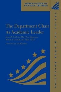 Produktbild: Department Chair as Academic Leader