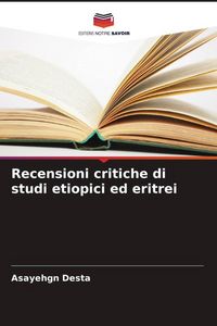 Produktbild: Recensioni critiche di studi etiopici ed eritrei