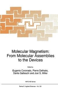 Produktbild: Molecular Magnetism: From Molecular Assemblies to the Devices