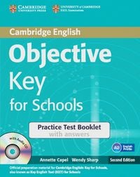 Produktbild: Objective Key/Schools Practice Test/with answers a. CD
