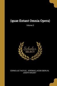 Produktbild: (quae Extant Omnia Opera); Volume 3