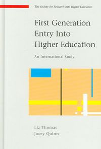Produktbild: First Generation Entry into Higher Education