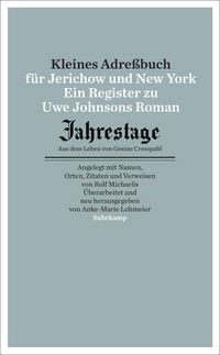 Produktbild: Kleines Adressbuch f&uuml;r Jerichow und New York