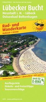 Produktbild: Publicpress Rad- und Wanderkarte L&uuml;becker Bucht, Neustadt i. Holstein, L&uuml;beck, Ostseebad Boltenhagen 1:50.000