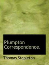 Produktbild: Plumpton Correspondence.