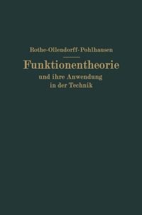 Produktbild: Funktionentheorie und ihre Anwendung in der Technik