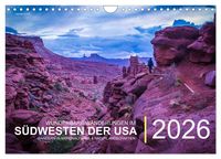 Produktbild: Wunderbare Wanderungen im S&uuml;dwesten der USA (Wandkalender 2026 DIN A4 quer), CALVENDO Monatskalender