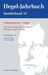 Produktbild: Schleiermacher - Hegel.