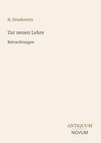 Produktbild: Zur neuen Lehre