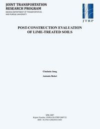 Produktbild: Post-Construction Evaluation of Lime-Treated Soils