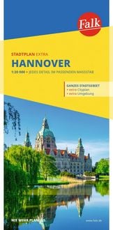 Produktbild: Falk Stadtplan Extra Hannover 1:20.000