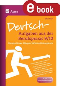 Produktbild: Deutsch-Aufgaben aus der Berufspraxis 9-10