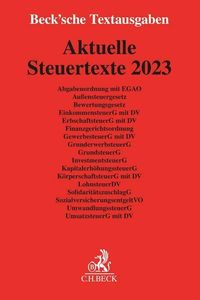 Bild vom Artikel Aktuelle Steuertexte 2023 vom Autor 