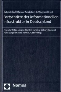 Produktbild: Fortschritte der informationellen Infrastruktur in Deutschland