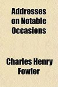 Produktbild: Addresses on Notable Occasions