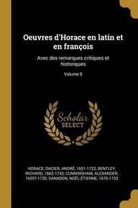 Produktbild: Oeuvres d'Horace en latin et en fran&ccedil;ois