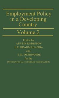 Produktbild: Employment Policy in a Developing Country