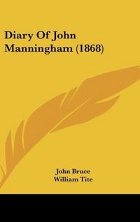 Produktbild: Diary Of John Manningham (1868)
