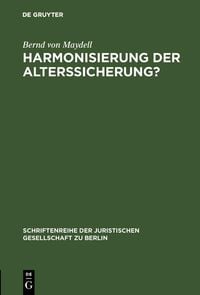 Produktbild: Harmonisierung der Alterssicherung?
