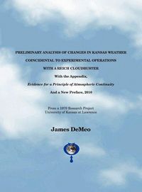 Produktbild: Preliminary Analysis of Changes in Kansas Weather Coincidental to Experimental Operations with a Reich Cloudbuster