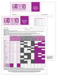 Produktbild: Test of Integrated Language and Literacy Skills(tm) (Tills(tm)) Forms