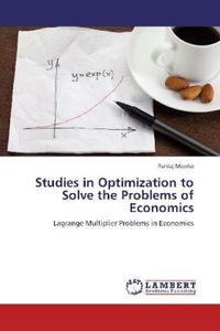 Produktbild: Moolio, P: Studies in Optimization to Solve the Problems of