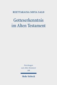 Produktbild: Gotteserkenntnis im Alten Testament