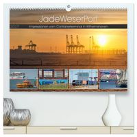 Produktbild: JadeWeserPort Impressionen vom Containerterminal in Wilhelmshaven (hochwertiger Premium Wandkalender 2027 DIN A2 quer), Kunstdruck in Hochglanz