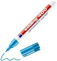 Produktbild edding 400 Permanentmarker hellblau