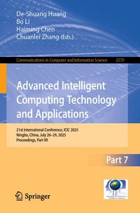 Produktbild: Advanced Intelligent Computing Technology and Applications