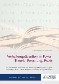 Produktbild: Verhaltenspr&auml;vention im Fokus: Theorie, Forschung, Praxis