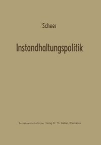 Produktbild: Instandhaltungspolitik