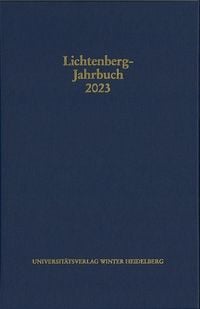 Produktbild: Lichtenberg-Jahrbuch 2023