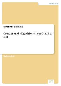 Produktbild: Grenzen und M&ouml;glichkeiten der GmbH & Still