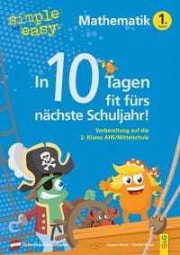 Produktbild: simple und easy In 10 Tagen fit f&uuml;rs n&auml;chste Schuljahr! Mathematik 1
