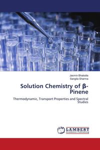 Produktbild: Solution Chemistry of &iquest;-Pinene