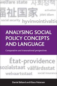 Produktbild: Analysing Social Policy Concepts and Language