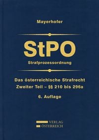 Produktbild: Strafprozessordnung &sect;&sect; 210 bis 296a