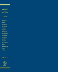 Produktbild: Organic Reactions, Volume 63