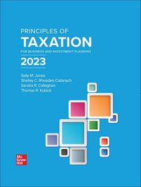 Produktbild: Jones, S: Principles of Taxation for Business and Investment