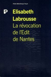 Produktbild: La Revocation de l'Edit de Nantes