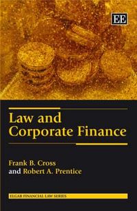 Produktbild: Cross, F:  Law and Corporate Finance